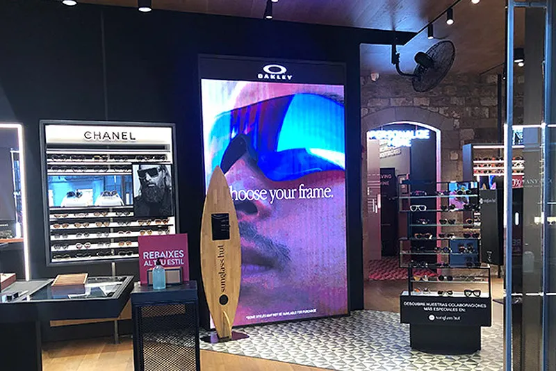 Pantalla LED para tiendas